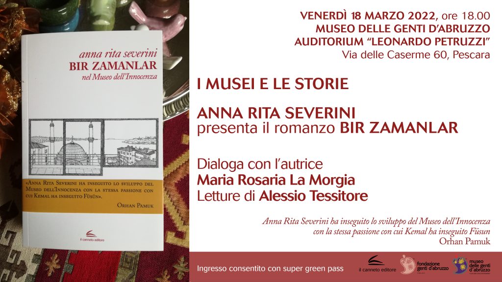 ANNA RITA SEVERINI presenta il romanzo BIR ZAMANLAR