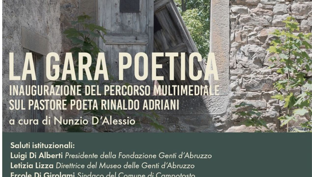 “La Gara Poetica”: al Museo delle Genti d’Abruzzo